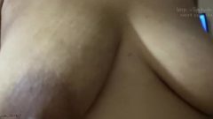 Riding Tool While Milking Huge Breasts Lactation