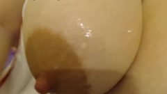 Eating Dick My Milky Boobs & Riding Penis