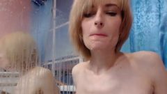 Slim Russian With Big Naturals Breasts And Abs Lactating
