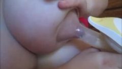 Pumping Milk From My Massive Boobs 5ozs Of Titty Milk