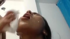 Spicy Dyke Whores Play With Milk And Spit On Webcam